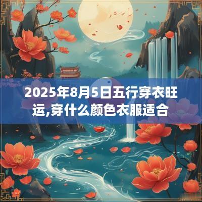 2025年8月5日五行穿衣旺运,穿什么颜色衣服适合