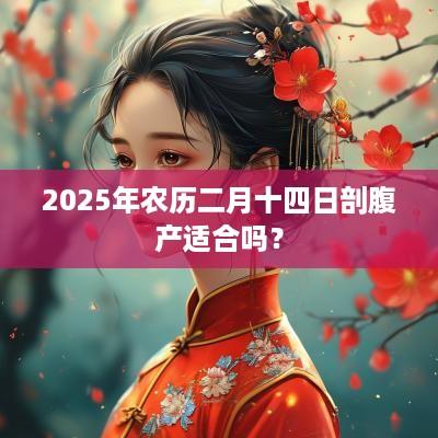 2025年农历二月十四日剖腹产适合吗？