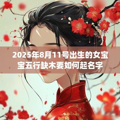 2025年8月11号出生的女宝宝五行缺木要如何起名字