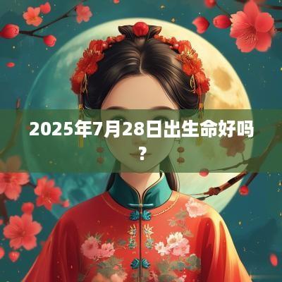 2025年7月28日出生命好吗？
