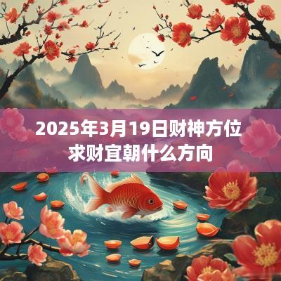 2025年3月19日财神方位 求财宜朝什么方向