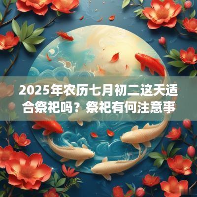 2025年农历七月初二这天适合祭祀吗？祭祀有何注意事项？
