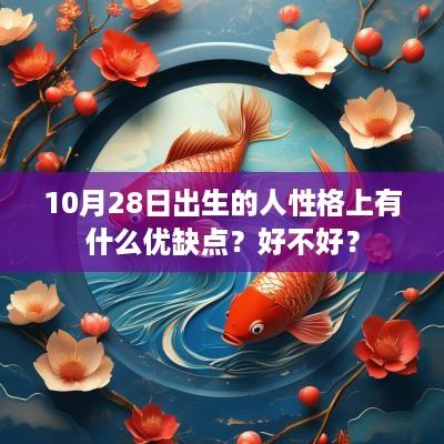 10月28日出生的人性格上有什么优缺点？好不好？