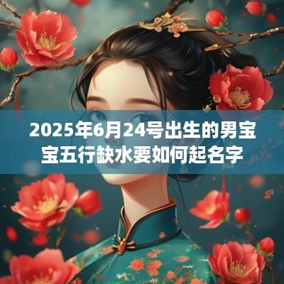 2025年6月24号出生的男宝宝五行缺水要如何起名字