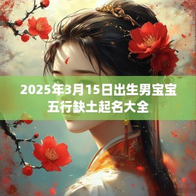 2025年3月15日出生男宝宝五行缺土起名大全