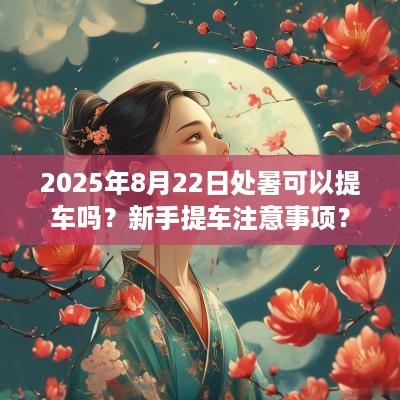 2025年8月22日处暑可以提车吗？新手提车注意事项？