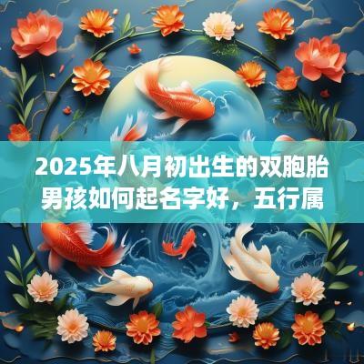 2025年八月初出生的双胞胎男孩如何起名字好，五行属什么？