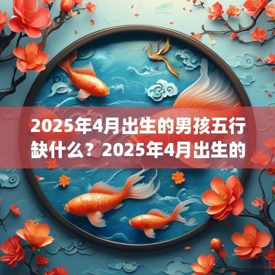 2025年4月出生的男孩五行缺什么？2025年4月出生的男孩名字