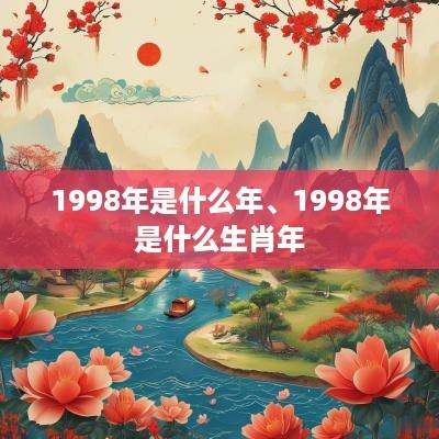 1998年是什么年、1998年是什么生肖年