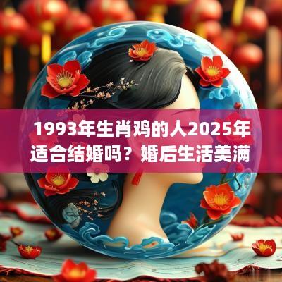 1993年生肖鸡的人2025年适合结婚吗？婚后生活美满吗？
