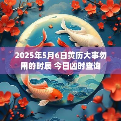 2025年5月6日黄历大事勿用的时辰 今日凶时查询