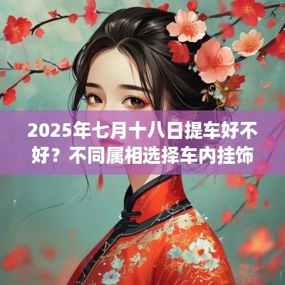2025年七月十八日提车好不好？不同属相选择车内挂饰技巧