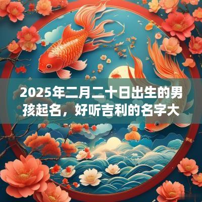 2025年二月二十日出生的男孩起名，好听吉利的名字大全
