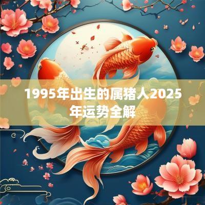 1995年出生的属猪人2025年运势全解