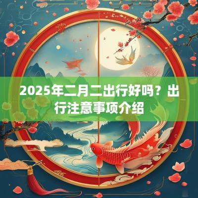 2025年二月二出行好吗？出行注意事项介绍