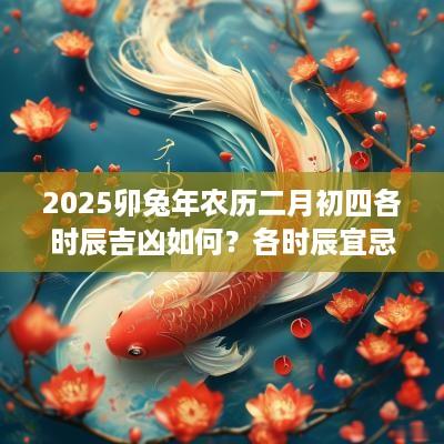2025卯蛇年农历二月初四各时辰吉凶如何？各时辰宜忌什么？