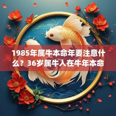 1985年属牛本命年要注意什么？36岁属牛人在蛇年本命年命运如何？