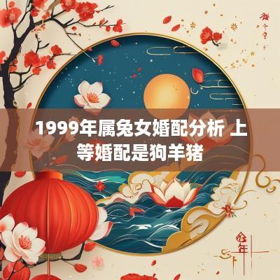 1999年属兔女婚配分析 上等婚配是狗羊猪