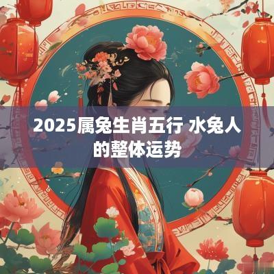 2025属兔生肖五行 水兔人的整体运势
