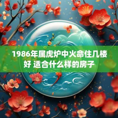 1986年属虎炉中火命住几楼好 适合什么样的房子