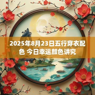 2025年8月23日五行穿衣配色 今日幸运颜色讲究