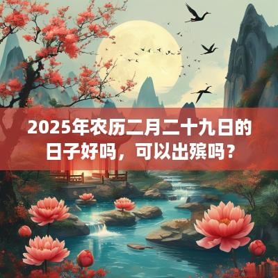 2025年农历二月二十九日的日子好吗，可以出殡吗？