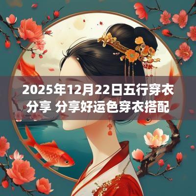 2025年12月22日五行穿衣分享 分享好运色穿衣搭配