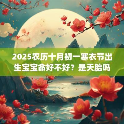 2025农历十月初一寒衣节出生宝宝命好不好？是天胎吗？