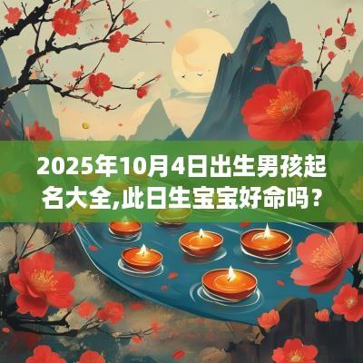 2025年10月4日出生男孩起名大全,此日生宝宝好命吗？