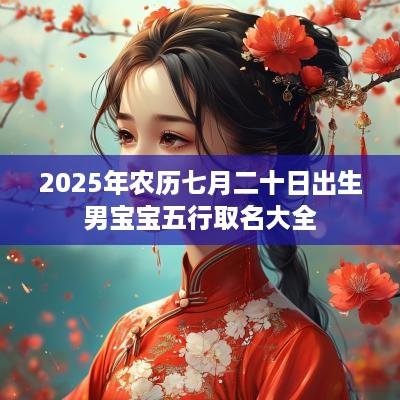 2025年农历七月二十日出生男宝宝五行取名大全