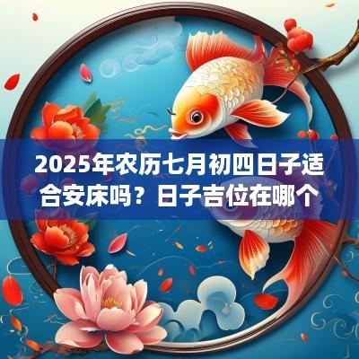 2025年农历七月初四日子适合安床吗？日子吉位在哪个方向？