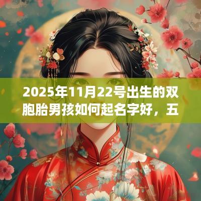 2025年11月22号出生的双胞胎男孩如何起名字好，五行属相是什么？