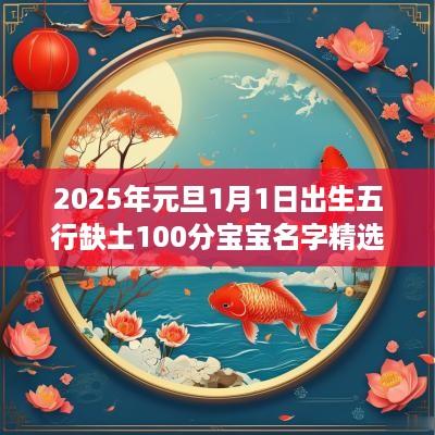 2025年元旦1月1日出生五行缺土100分宝宝名字精选