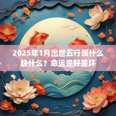2025年1月出世五行属什么缺什么？命运是好是坏