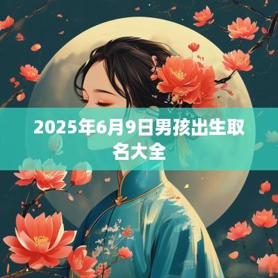 2025年6月9日男孩出生取名大全