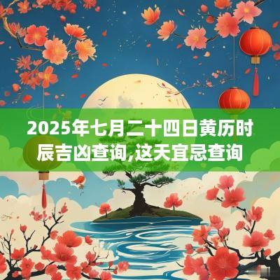 2025年七月二十四日黄历时辰吉凶查询,这天宜忌查询
