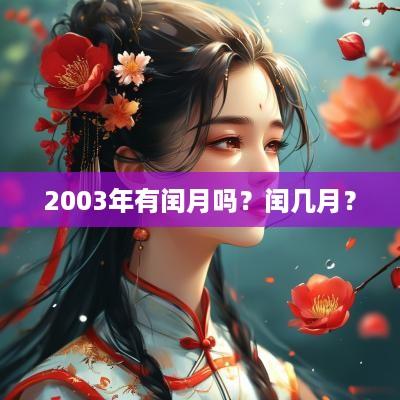 2003年有闰月吗？闰几月？
