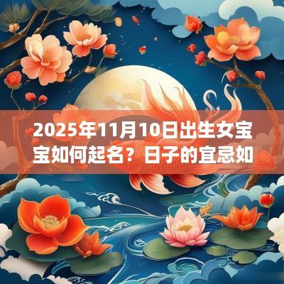 2025年11月10日出生女宝宝如何起名？日子的宜忌如何？