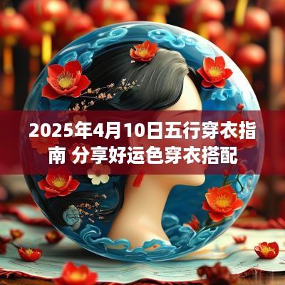 2025年4月10日五行穿衣指南 分享好运色穿衣搭配