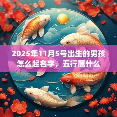 2025年11月5号出生的男孩怎么起名字，五行属什么