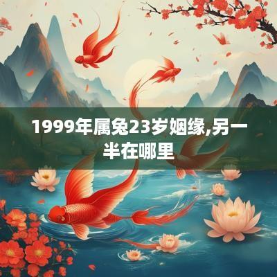 1999年属兔23岁姻缘,另一半在哪里