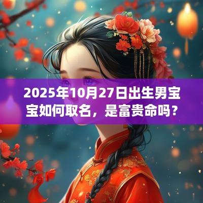 2025年10月27日出生男宝宝如何取名，是富贵命吗？
