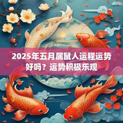 2025年五月属鼠人运程运势好吗？运势积极乐观