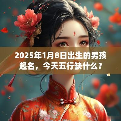 2025年1月8日出生的男孩起名，今天五行缺什么？