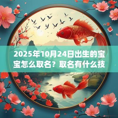 2025年10月24日出生的宝宝怎么取名？取名有什么技巧？