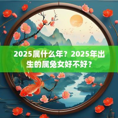 2025属什么年？2025年出生的属兔女好不好？
