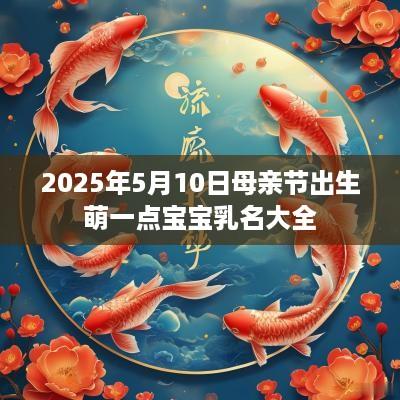 2025年5月10日母亲节出生萌一点宝宝乳名大全