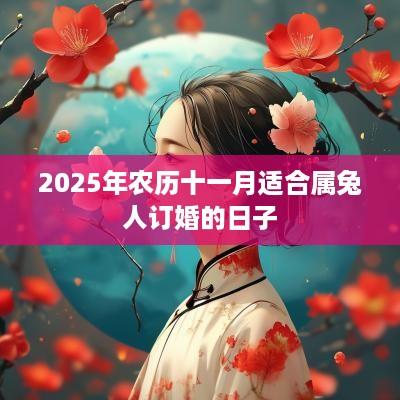 2025年农历十一月适合属兔人订婚的日子
