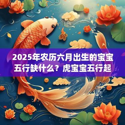 2025年农历六月出生的宝宝五行缺什么？虎宝宝五行起名