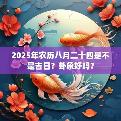 2025年农历八月二十四是不是吉日？卦象好吗？